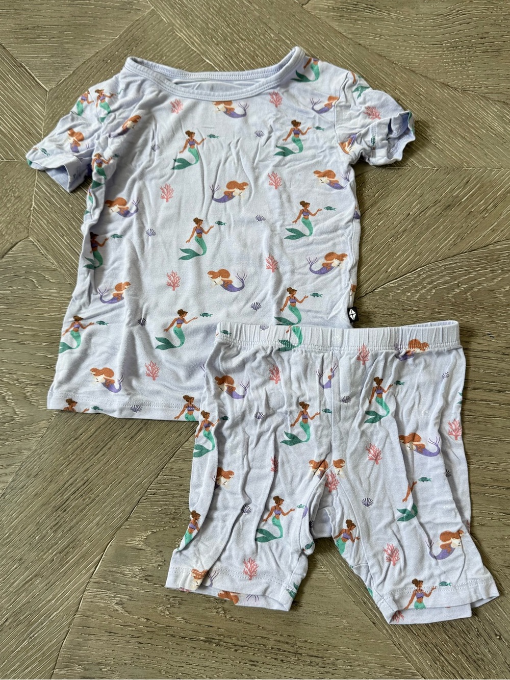 Kyte Baby pajamas in mermaid print